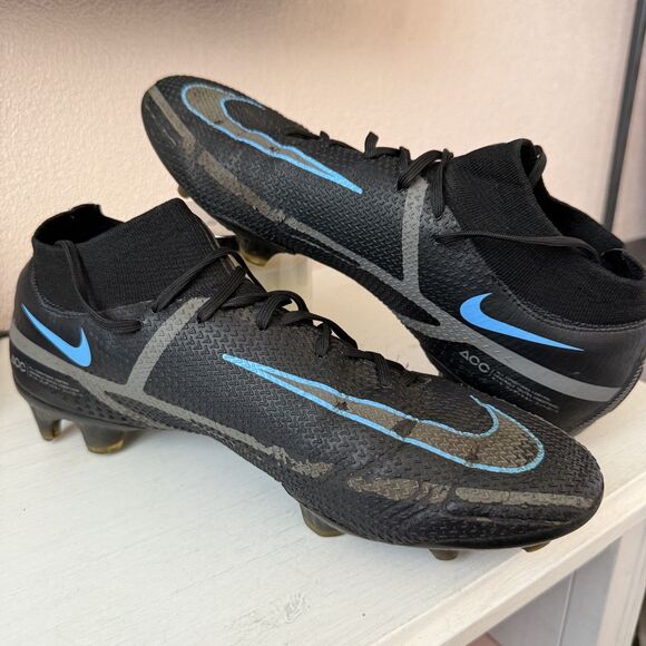 Nike Phantom GT2 Elite DF FG Black / Iron Grey Soccer Cleats CZ9889 004 Size 10 - Picture 1 of 8